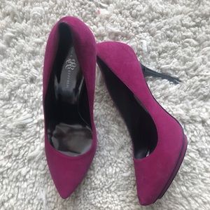 Rock & Republic Fuchsia pumps and metal heel